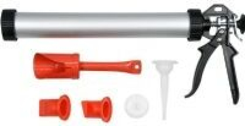 Yato YT-67583, Fugepistol (lukket), Sort, Sølv, Aluminium, Aluminium, 1000 ml, 380 mm