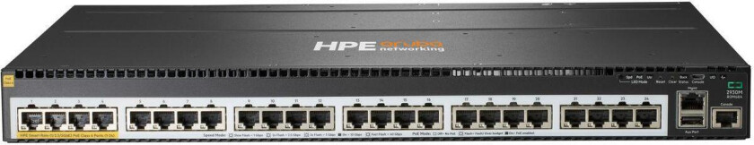 HPE Aruba 2930M 24 Smart Rate POE+ 1-Slot - switch - 24 porter - Styrt - rackmonterbar