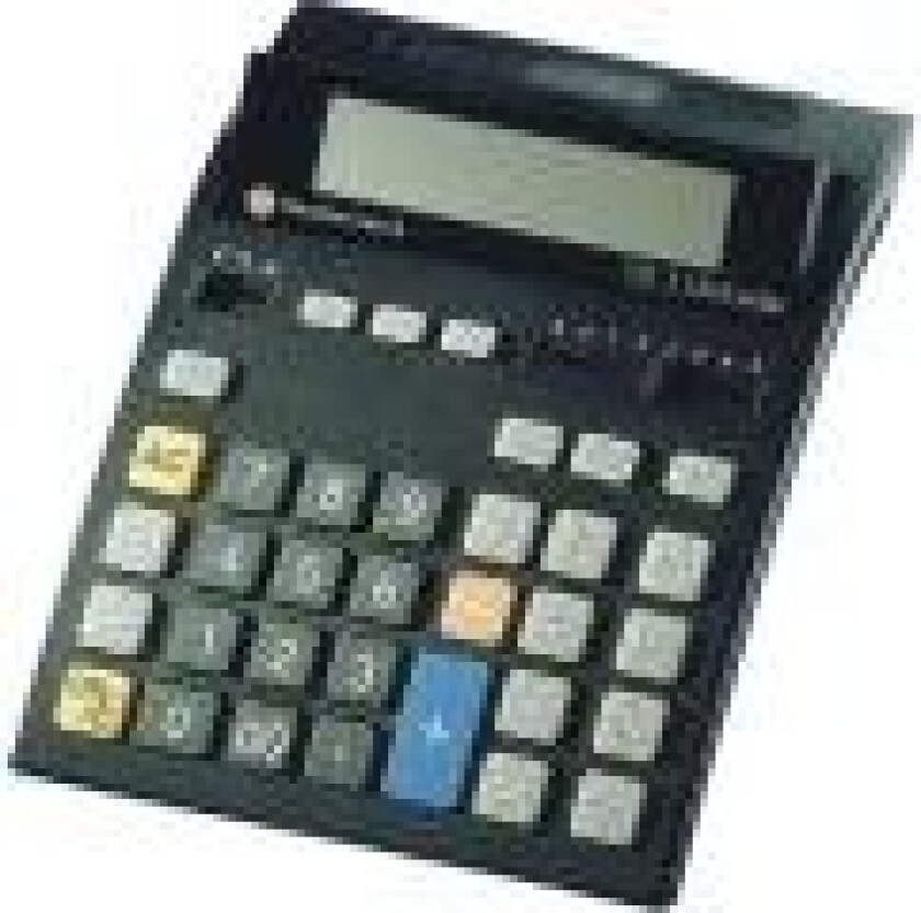 J 1210 Bordlommeregner Sort Display (indstil): 12 solcelle-drift, Batteridrevet (B x H x T) 160 x 35 x 202 mm
