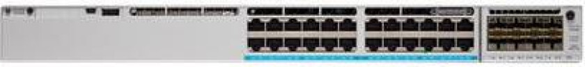 Catalyst 9300 - Network Advantage - switch - 24 porter - Styrt - rackmonterbar