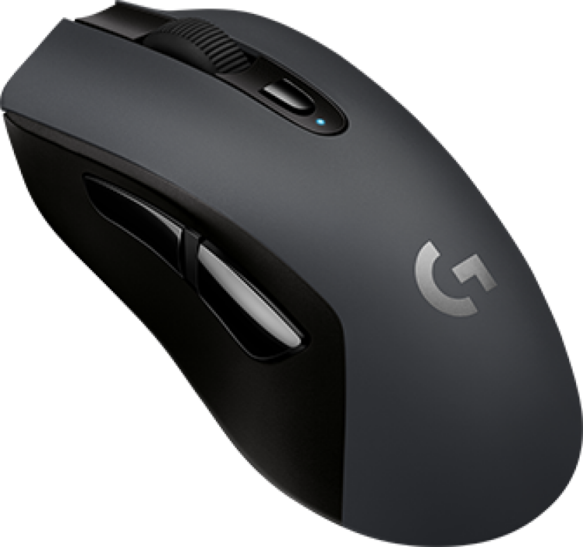 G603 - Mus - optisk - 6 knapper - trådløs - Bluetooth, LIGHTSPEED - USB trådløs mottaker