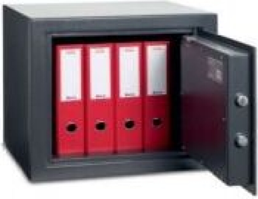 Rieffel ECOSAFE 450 E, Frittstående safe, Grafitt, Elektronisk, 40 l, 1 hyller, 480 mm