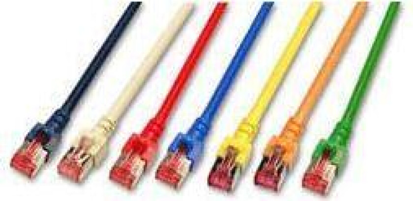 SSTP Patch Cat.6 - 3,0 m Sort LSZH Nettverkskabel AWG27 PiMF