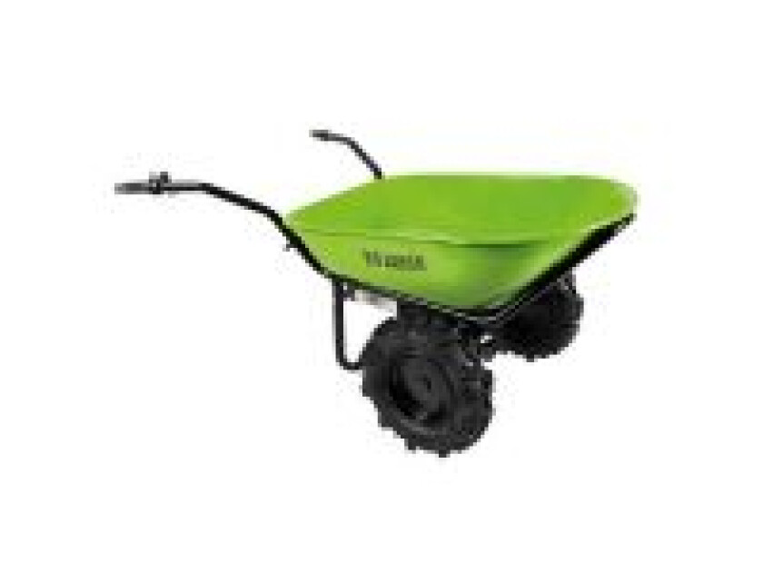 Zipper ZI-EWB260, Electric garden cart, 2 hjul, Oppblåsbare hjul, Sort, Grønn, 100 l, 260 kg