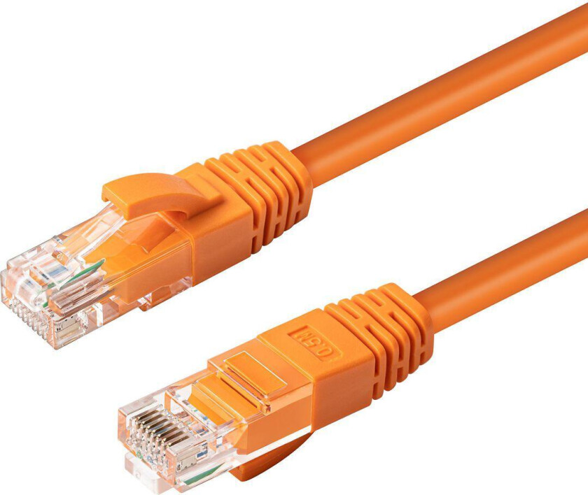 Nettverkskabel - RJ-45 (hann) til RJ-45 (hann) - 5 m - UTP - CAT 6 - halogenfri - oransje
