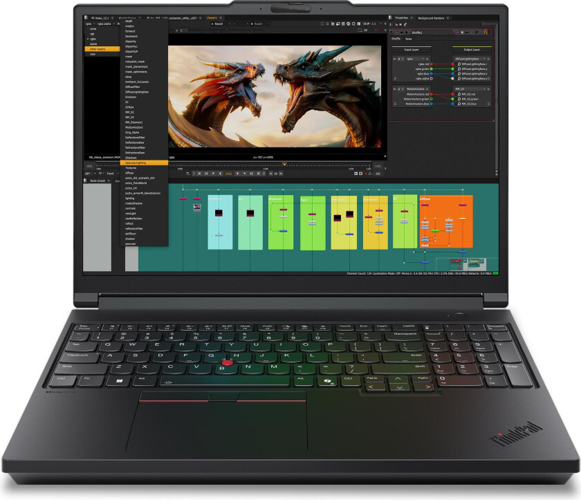 Bilde av ThinkPad P16 G3 21RQ CU9 275HX/96GB/1TBSSD/RTX Pro 4000 Blackwell/W11Pro