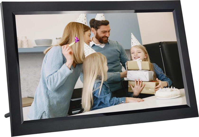 Frameo 15.6" digital fotoramme svart, 1920x1080 IPS touch