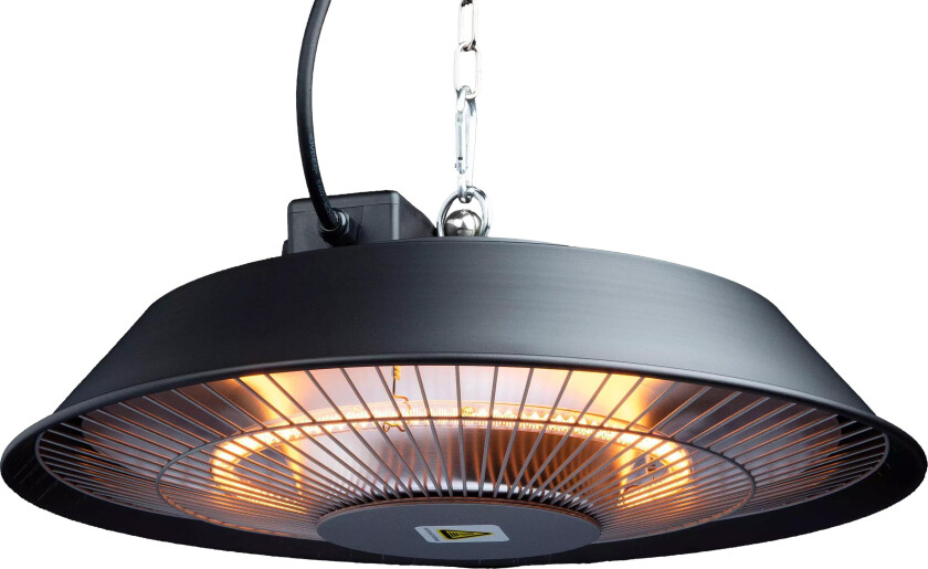 Terrassevarmer 1500W Takhengt Sort