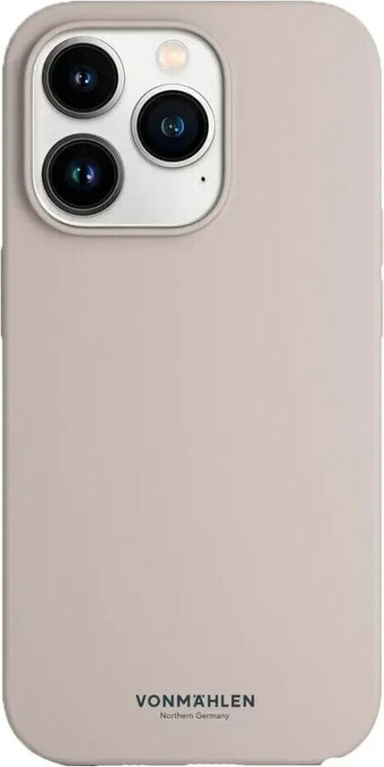 iPhone 14 Pro Eco Silikon Deksel - MagSafe Kompatibel - Beige