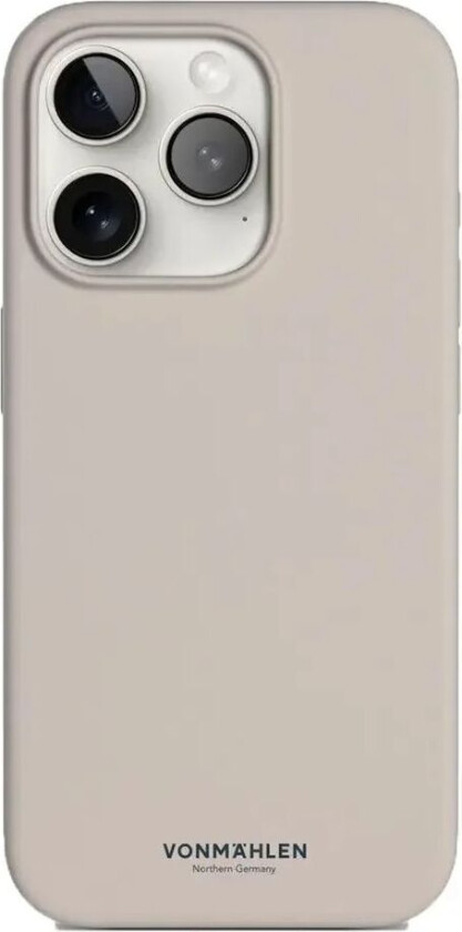 iPhone 15 Pro Eco Silikon Deksel - MagSafe Kompatibel - Beige