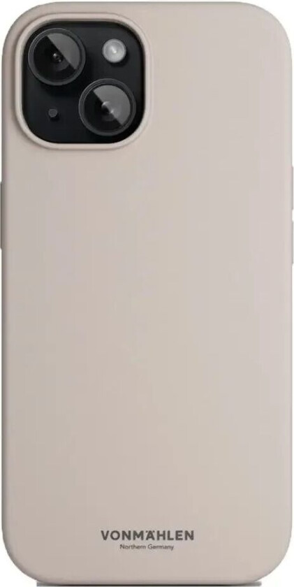 iPhone 15 Eco Silikon Deksel - MagSafe Kompatibel - Beige