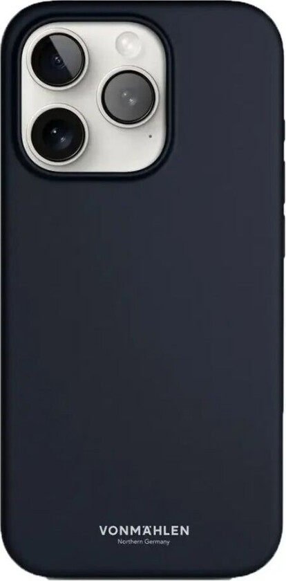 iPhone 15 Pro Eco Silikon Deksel - MagSafe Kompatibel - Navy