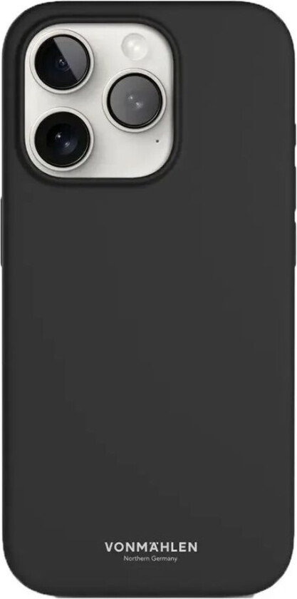 iPhone 15 Pro Eco Silikon Deksel - MagSafe Kompatibel - Svart