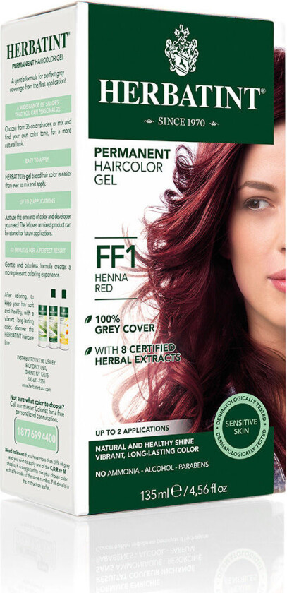 Henna Hårfarge FF1 Rød - 150 ml