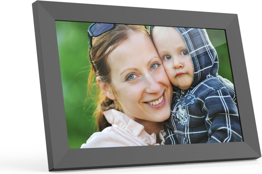 Frameo 10.1" digital fotoramme svart, 1280x800 IPS touch