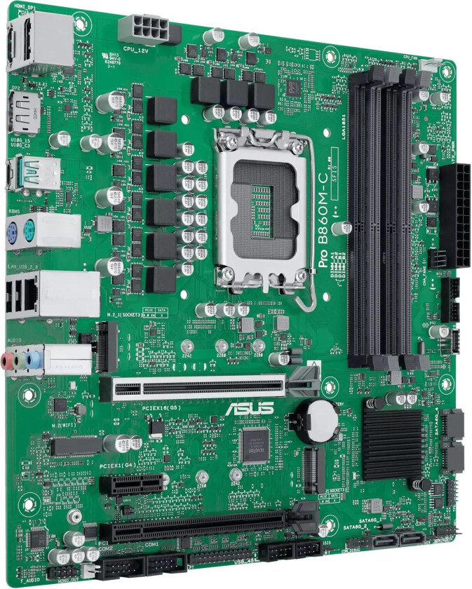 PRO B860M-C-CSM Intel LGA 1851 mATX motherboard DDR5 PCIe 5.0 2xM.2 1xHDMI 2xDisplayPort