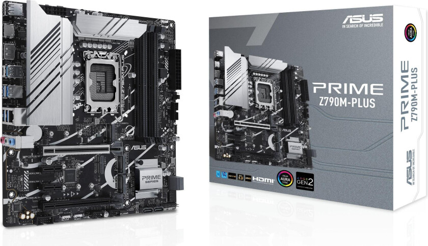 PRIME Z790M-PLUS - hovedkort - mikro ATX - LGA1700-sokkel - Z790