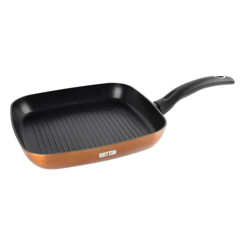 Riflet stekepanne Quttin Foodie Copper (28 x 28 cm)