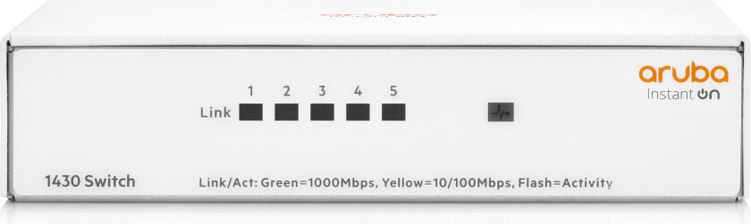 HPE Aruba Instant On 1430 5G Switch - switch - 5 porter - ikke-styrt