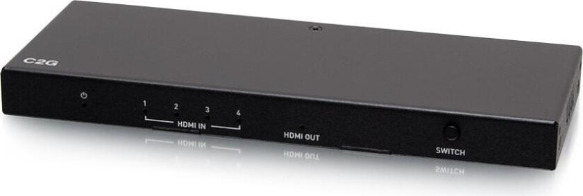 4-Port HDMI Switch - 4K HDMI Video Switch Box - video/lyd-splitter - 4 porter