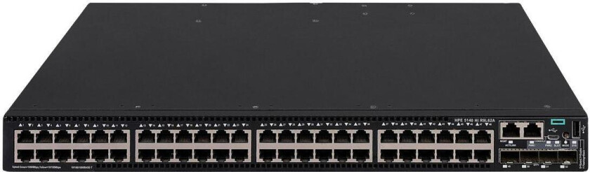 HPE FlexNetwork 5140 HI - switch - 1-spors - 48 porter - Styrt - rackmonterbar