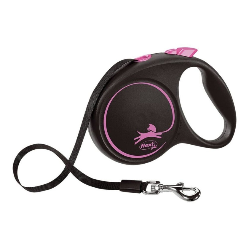 Black Design M leash 5 m 25 kg pink