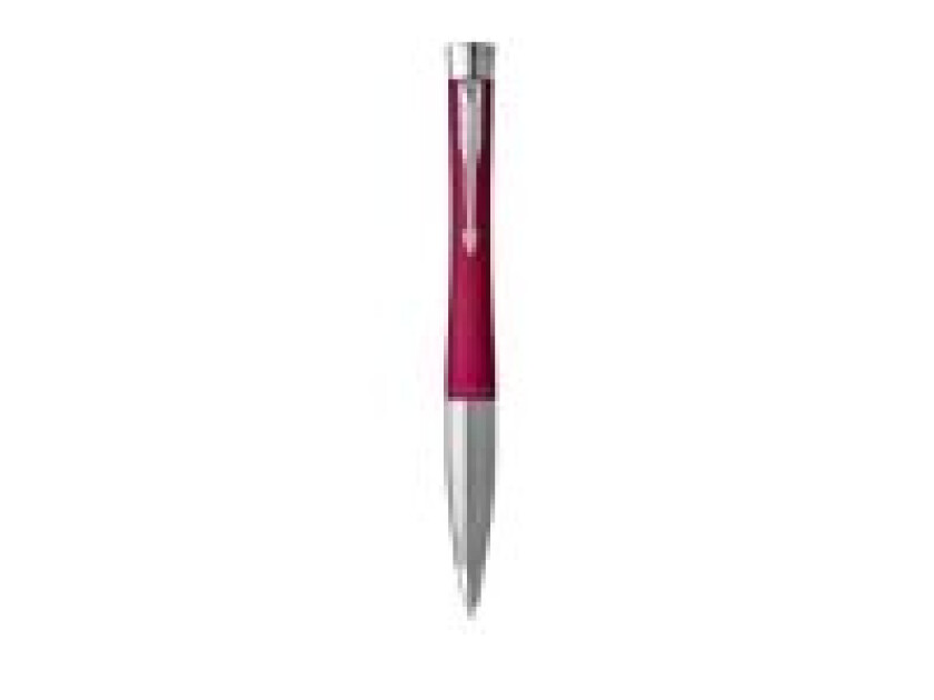 Urban Twist Ballpoint Pen | Vibrant Magenta with Chrome Trim | Medium Point Blue Ink Refill | Gift Box