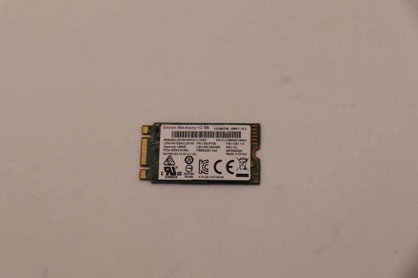 128GB PCIe NVMe M.2 2242 SSD