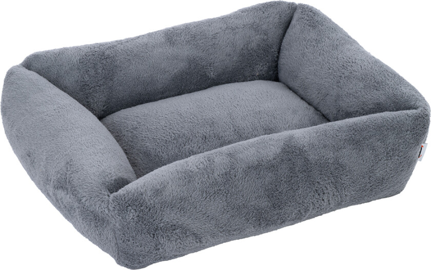 hundeseng Lazy Bear, mørk grå - Størrelse M: l 70 x b 55 x h 20 cm