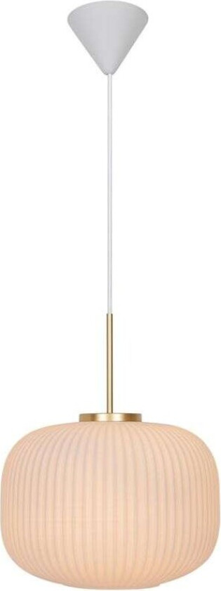 Milford 30 takpendel - Opal/Messingfarget