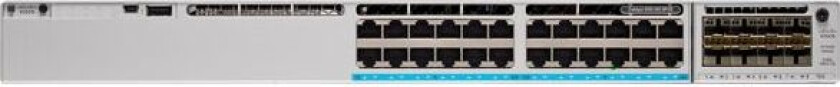 Catalyst 9300L - Network Essentials - switch - 24 porter - Styrt - rackmonterbar