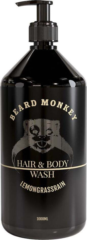 Hair & Body Lemongrass, 1000 ml Bad- & Dusjkrem
