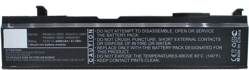 batteri til bærbar PC - Li-Ion - 4400 mAh - 47.5 Wh