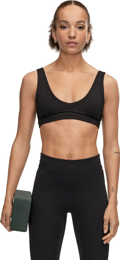 Women's Soft Touch Padded Sports Bra Black L