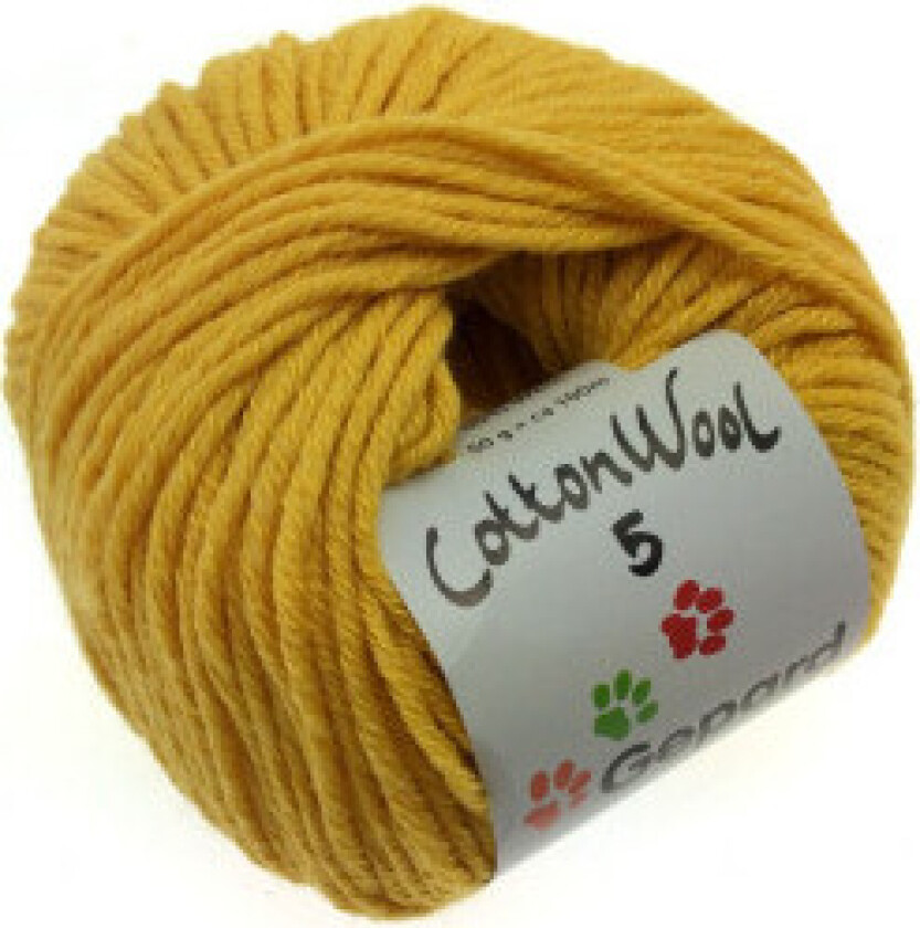 CottonWool 5 Unicolor 122 Sterk Gul