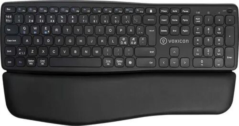 Wireless Ergokeyboard E365 Bt+2.4 Trådløs Nordisk Tastatur