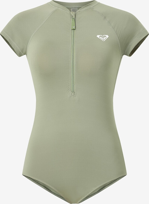 Badedrakt Essentials Zipped CS Onesie - Grønn