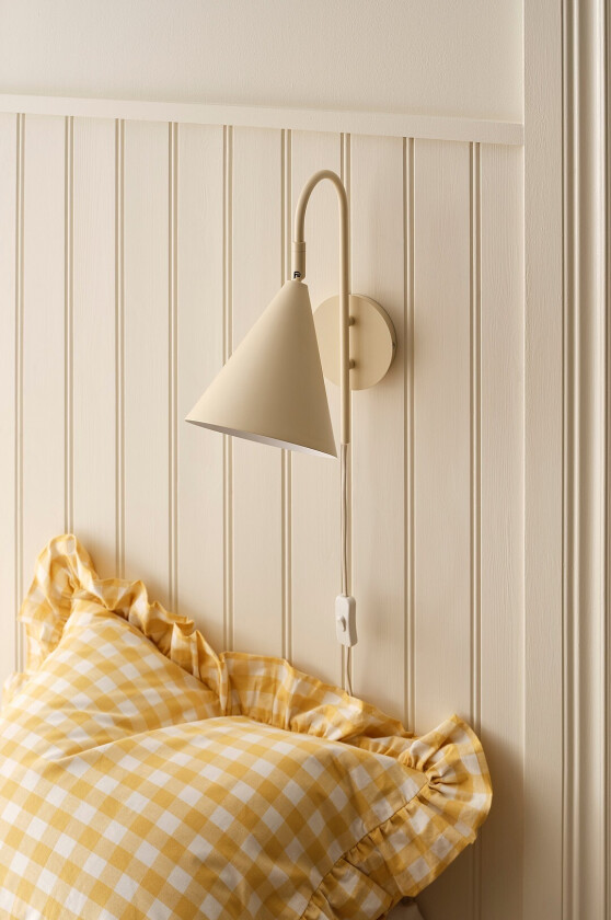 Vegglampe Liam - Gul