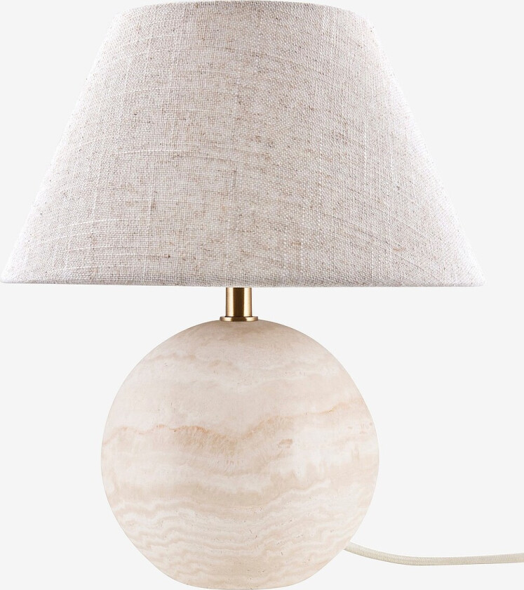Bordlampe Castello 35 Beige travertin - Beige