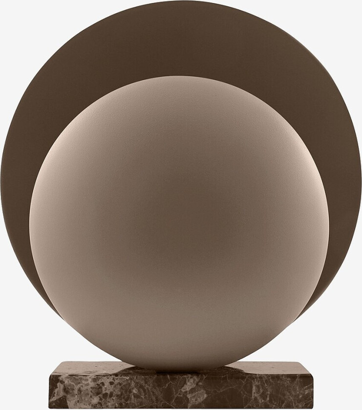 Bordlampe Orbit Mokka/brun marmor - Brun
