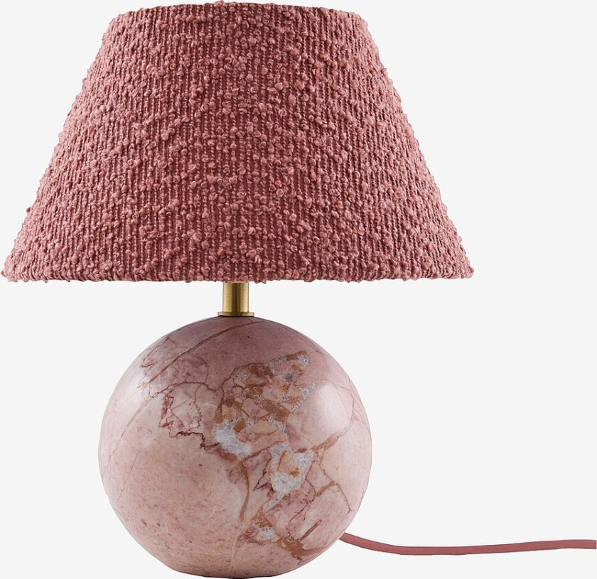 Bordlampe Castello 24 Mørkegrønn marmor/beige - Rosa