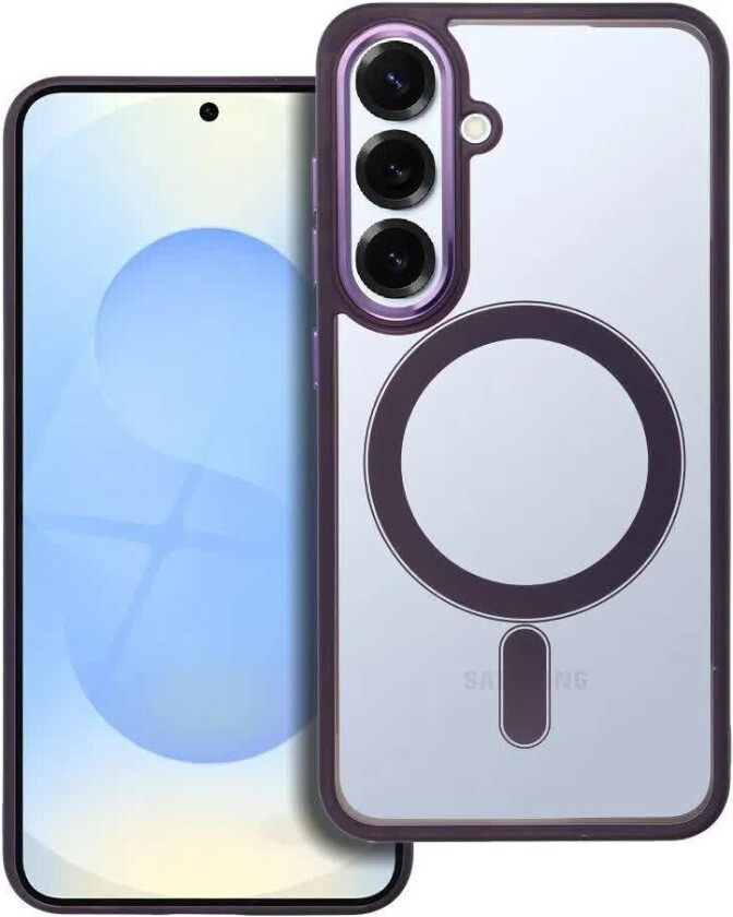 Color Edge MagSafe Deksel for Samsung Galaxy S25 - Lilla