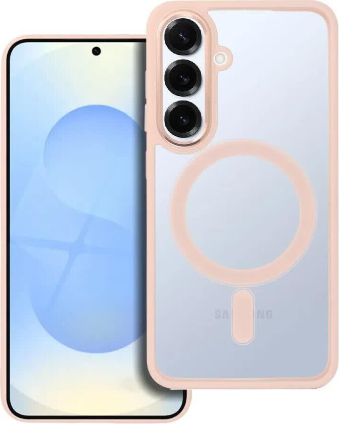 Color Edge MagSafe Deksel for Samsung Galaxy S25 - Rosa