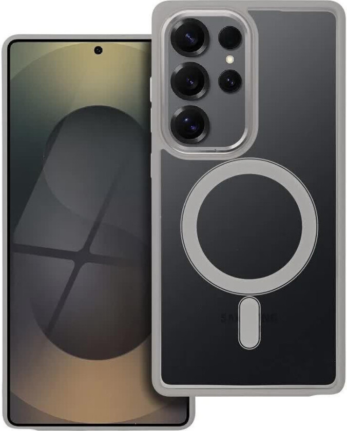 Color Edge MagSafe Deksel for Samsung Galaxy S25 Ultra - Titan Gr??