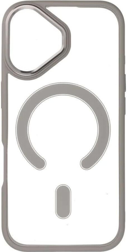 Color Edge MagSafe-deksel til iPhone 17 - Titanium Gr??