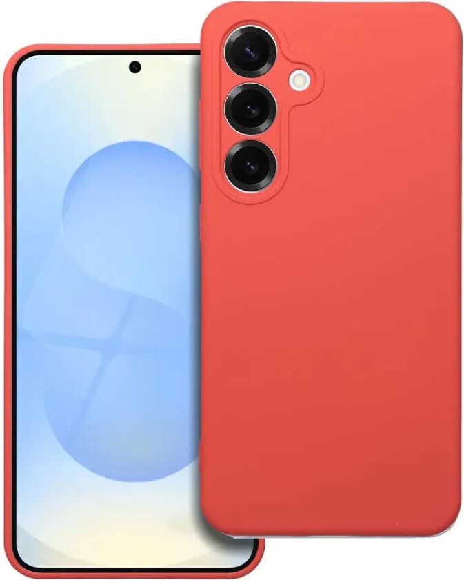 Silikondeksel for Samsung Galaxy S25 - Fersken