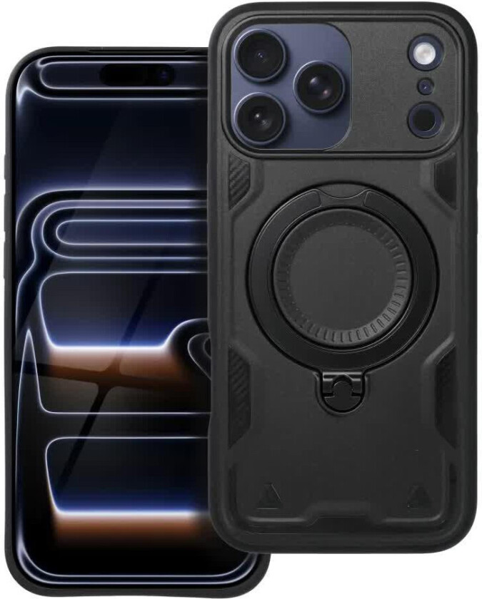 Frost Armor Deksel for iPhone 17 Pro Max - Svart