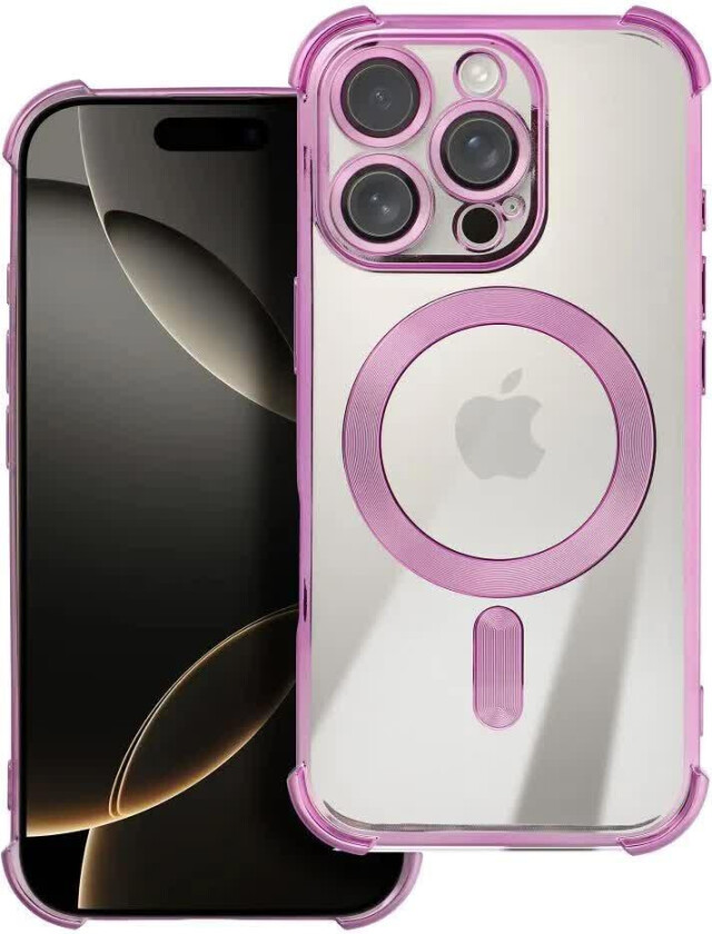 Antishock Electro MagSafe Deksel for iPhone 17 Air - Rosa