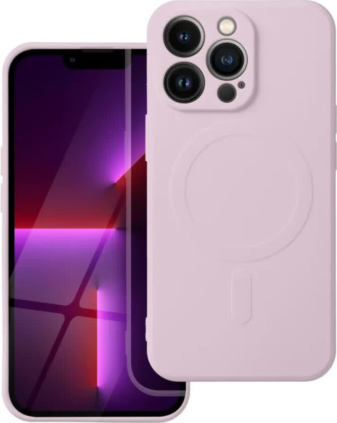 Silikon Big Hole MagSafe deksel for iPhone 17 Pro Max - Rosa