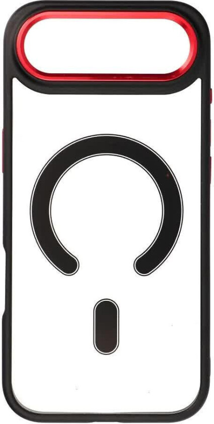 Color Edge MagSafe-deksel for iPhone 17 Air - Svart/R??d